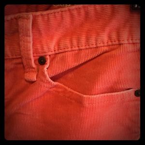 Pink corduroy pants